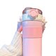 thumbnail image 3 of Botella de agua con pajita y aislamiento, a prueba de derrames, elegante, portátil, para niños y niñas, ideal para deportes al aire libre, color rosa, 3 of 12