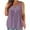 Purple, variant on Diufon Women's Oversized Tank Tops Summer Casual Sleeveless Button Down Crewneck Shirts Loose Pleated Blouses