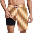 thumbnail image 2 of Vetsdori Dry Fit Shorts for Men Beach Casual Short Pants Summer Lining 2 in 1,Ropa Breathable Mens Shorts Swim Trunks,Size XXL, 2 of 6