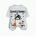 thumbnail image 4 of Towmus Womens Halloween Shirts Casual Crew Neck Short Sleeve Fashion Graphic Tee Tops, 4 of 4