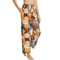 thumbnail image 2 of Xecao Cute Cat Paw Women's Straight Lounge Pajama Pants: The Epitome of Relaxed Sleepwear, 2 of 9