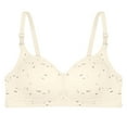 thumbnail image 2 of LOVZFMLL Soutiens-Gorge pour Femmes Lingerie Étudiante Fille Rassemblée Mince Sans Armature Soutien-Gorge Fille Beige L, 2 of 3