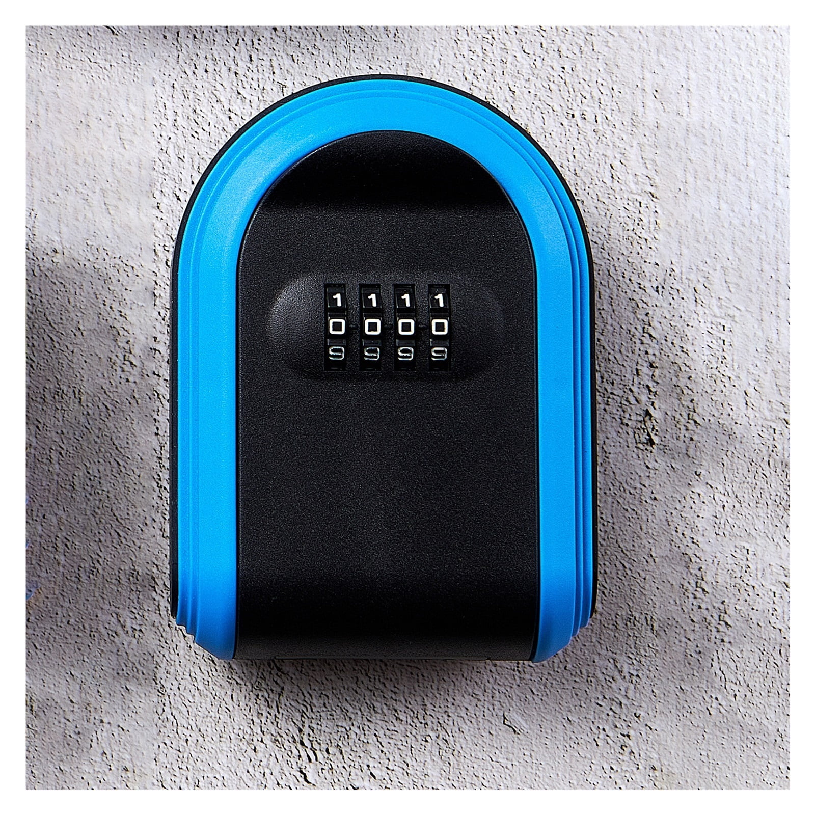 Key Safe Box Weatherproof Wall Mounted Key Lock Box 4 Digit Code Outdoor Key Security Storage Case ,Compact Design
