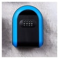 thumbnail image 1 of Key Safe Box Weatherproof Wall Mounted Key Lock Box 4 Digit Code Outdoor Key Security Storage Case ,Easy to Use, 1 of 5