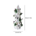 thumbnail image 3 of Fiudx Ofertas relámpago Árbol de Navidad Adorno de árbol de Navidad de madera flocada Decoración de árbol de Navidad Decoración de árbol de Navidad para sala de estar Decoración de árbol de Navidad p, 3 of 6
