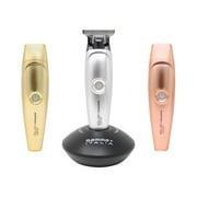 GAMMA+ Absolute Hitter Cordless Hair Trimmer with Modular Body Lids Included (Matte Chrome, Gold, & Rose Gold)