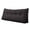 Black, variant on Bed Wedge Pillow for Headboard Soft Triangular Bed Rest Pillow Filled with Cotton Large Headboard Cushion with Back Support for Sitting Up in Bed