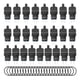 thumbnail image 1 of 25Pcs Knob Selector Switch Self Locking 3 Speed with Light 16mm Square 12V BEM-LA16-22XD/31-F(Green ), 1 of 5