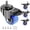 5/16"-18x1", variant on Stem Caster Wheels 5 inch Heavy Duty Threaded Stem Mount Casters Set of 4 with American Size UNC 1/2"-13 x 1 Swivel Industrial Castors with Safety Dual Locking Wheel for Furniture and Cart