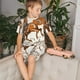 thumbnail image 4 of Balery Cowboy Riding Horse Conjunto de Pijama Infantil de Manga Corta con Estampado – Ropa de Dormir de Algodón Suave-X-Large, 4 of 6