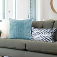 thumbnail image 3 of Polka Dot Pillow Covers Set of 2 Navy Blue Cream Throw Pillows 12x20 in Outdoor Boho Design Brush Strokes Decorative Pillowcase Square Cushion Cover Linen Pillow Case for Home Sofa Couch Bed, 3 of 6