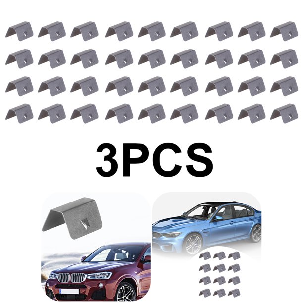 Deflector Lluvia Y Viento 12 Uds. Clips Ajuste Accesorios Repuesto para Automóviles para Heko G3
