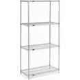 thumbnail image 4 of Global Industrial 18307Z 30 x 18 x 74 in. Nexel Poly-Z-Brite Wire Shelving, Clear, 4 of 4