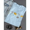 thumbnail image 3 of Cat Paws T-Shirt Women -Image by Shutterstock, Female 3X-Large, 3 of 4