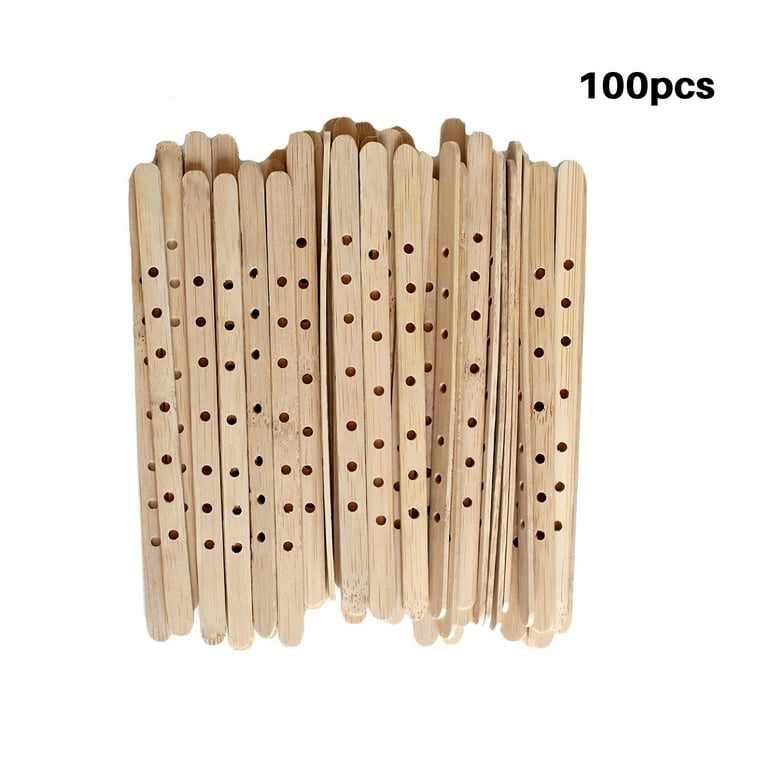 30 Pack Wooden Candle Wick Holders Wick Holders for Candle Making Wick  Clips for Candles Candle Centering Tool