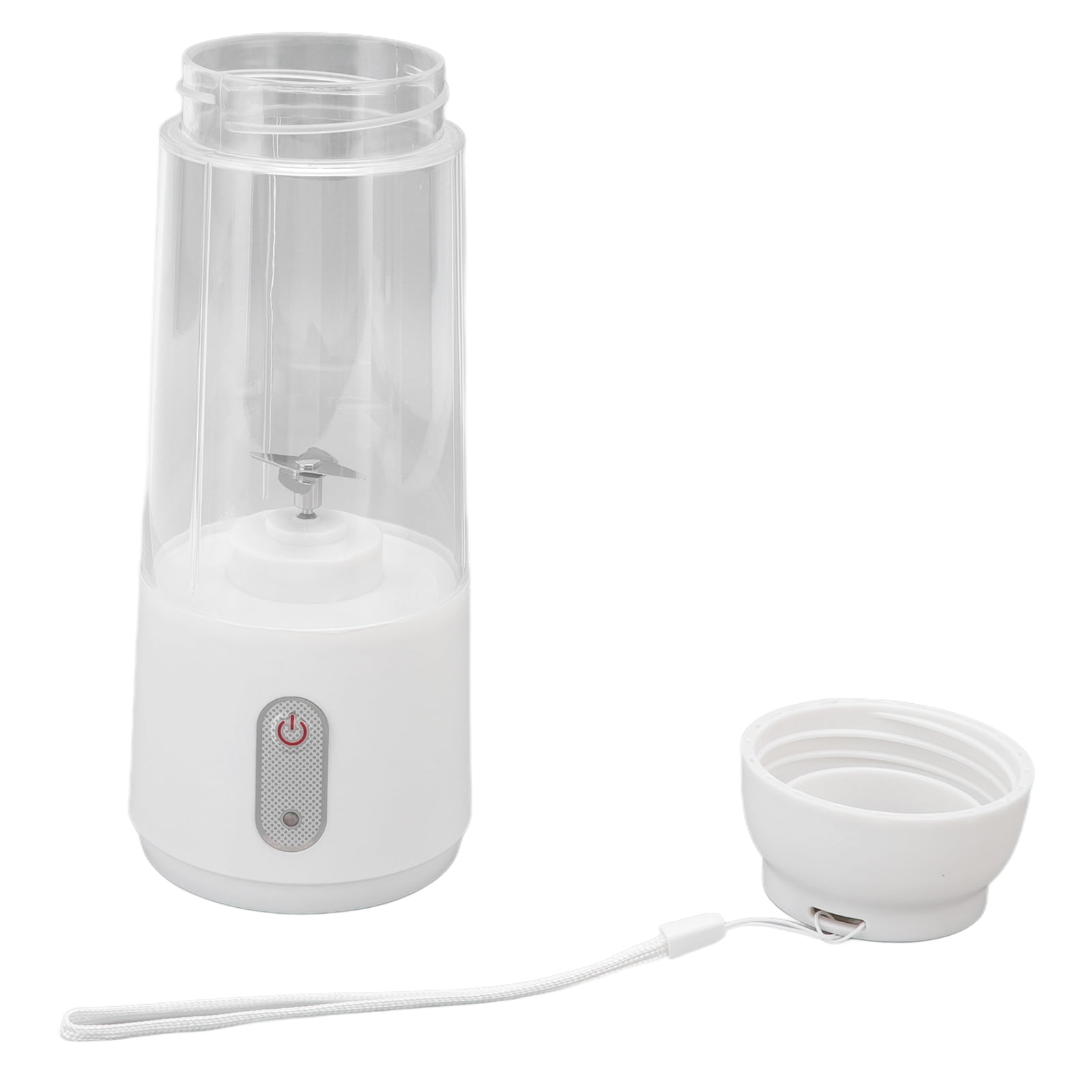 1pc Electric Blender Cup - Battery Operated Portable Transparent Cup  Automatic Rotating Coffee Mug Requires Two AAA Batteries