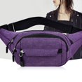 thumbnail image 4 of Multi-layered Storage Chest Bag Unisex Chest Bag Adjustable Strap Zipper Closure Multi Layers Capacity Outdoor Sports Waist Bag Phone Lipstick Storage, 4 of 8
