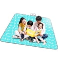 thumbnail image 2 of Soidarity Colchoneta de Picnic impermeable plegable para exteriores a cuadros rojos y blancos, almohadilla gruesa de moda, transpirable, suave, portátil, carpas azul 150*300cm Soidarity OD001135-28, 2 of 6