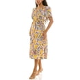thumbnail image 5 of Split Neck Tiered Maxi Dress, 5 of 6