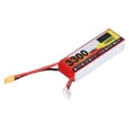 thumbnail image 2 of 3300mAh Lipo Battery 100C Discharge Rate 14.8V 4S XT60 Plug RC Battery Power for RC Helicopter Car Model, 2 of 9