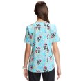 thumbnail image 4 of Scrubstar Women's and Women’s Plus Mickey and Minnie Print V-Neck Scrub Top, Sizes S-3XL, 4 of 7