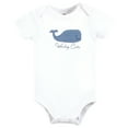 thumbnail image 4 of Hudson Baby Infant Boy Cotton Bodysuit, Pant and Shoe Set, Whaley Cute Anchor, 6-9 Months, 4 of 5