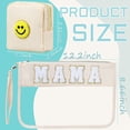 thumbnail image 2 of Bolsa de cosméticos BuyCard Preppy Patch Clear Mama Bag, 2 unidades, 2 of 6