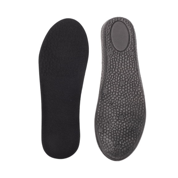 Unique Bargains 1 Pair Height Increase 1.38" Shoe Inserts Fit Shoe Size 41/42 Dark Gray Black