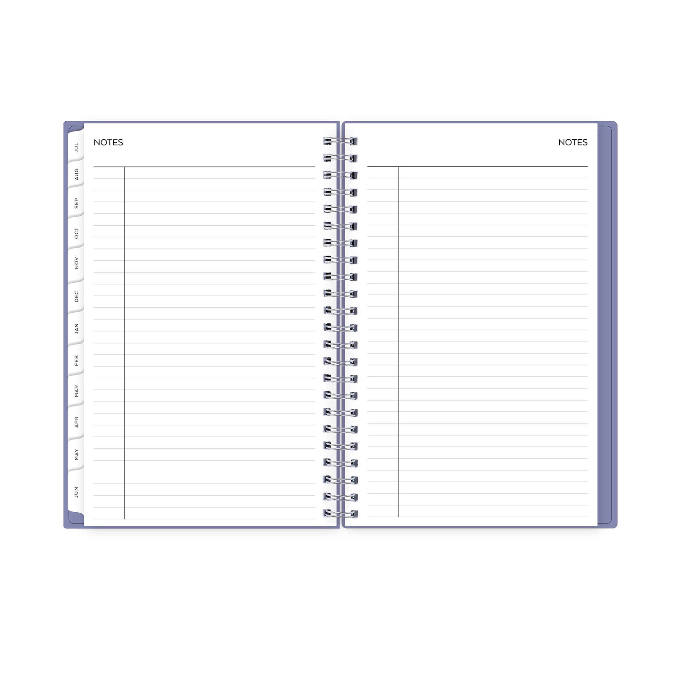 Pen+Gear Monthly Weekly Planner, 5" x 8", Violet Sky 15-Month (April 2026 - June 2027)