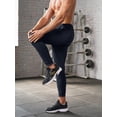 thumbnail image 6 of sogami Men's Joggers with Zipper Pockets Elastic Waist Sweatpants Athletic Pants for Jogging,Running, 6 of 7