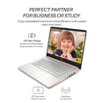 thumbnail image 4 of HP Newest 14" Laptop Student Business, with Office Lifetime License & Windows 11 Pro, Intel Dual-Core N4120, 16GB RAM, 384GB Storage(128GB eMMC+256GB Micro SD), Ultra Light, Webcam, WiFi, HDMI, 4 of 5