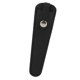 thumbnail image 4 of Bolsa profesional para tijeras de cuero sintético, portátil, para guardar tijeras, herramienta de peluquería, color negro, 4 of 14