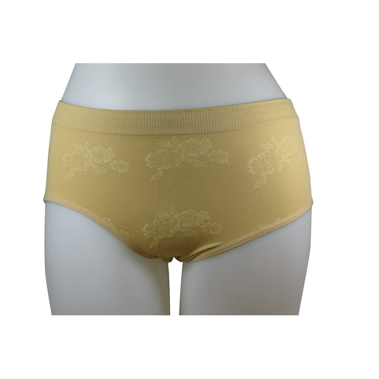 New BUTT ENHANCER Padded Panty with REMOVABLE PADDING S/M 2 Pack Beige 