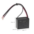 thumbnail image 3 of Uxcell 1.5/3uF 350V AC 3 Wires CBB61 Ceiling Fan Capacitors 3 Pack, 3 of 7