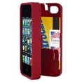 thumbnail image 2 of Funda EYN Storage roja para iPhone 4/4S con espacio para tarjetas y dinero, 2 of 6
