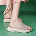 thumbnail image 5 of Pink Women'S Stylish Footwear, Fish Mouth Slippers For Home, 5 of 9