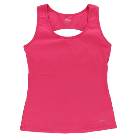 Keyhole Back Tank - Fila Womens Keyhole Back Tank Pink M