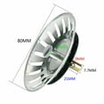 thumbnail image 4 of Kitchen Drain Stopper,2PCS Stainless Stee Kitchen Kitchen Sink Stopper Antifouling Sink Filter Breakthrough Technology, 4 of 6