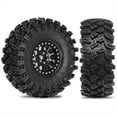 thumbnail image 3 of Juego de 4 Llantas de Goma con Bloqueo de Cuentas de Metal de 136 mm y 1,9 Pulgadas para Coche RC Crawler TRX4 D90 D110 para Axial SCX10 B A Escala 1/8/1/10 B, 3 of 5
