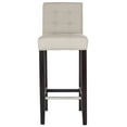 thumbnail image 2 of Safavieh Thompson Rustic Glam Tufted Bar Stool with Footrest, 2 of 6