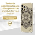 thumbnail image 2 of Case Yard iPhone-11-Pro-Max Case Clear Soft & Flexible TPU Ultra Low Profile Slim Fit Thin Shockproof Transparent Bumper Protective Cover Drop Protective Cell Phone Cases (Flower Mandala), 2 of 8