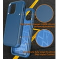 thumbnail image 5 of Diverbox for iPhone 14 Pro Max Case [Shockproof] [Dropproof] [Tempered Glass Screen + Camera Lens Protector],Heavy Duty Protection Phone Case Cover for iPhone 14 Pro Max (Blue), 5 of 7