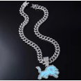 thumbnail image 4 of Lions 24-Inch Gem Chain Necklace - Silver Finish - Detroit Fan Jewelry for Game Day & Gifts, 4 of 5