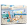 thumbnail image 2 of Epic Art 'Beach Ride II' by James Wiens, Acrylic Glass Wall Art, 36"x24", 2 of 8