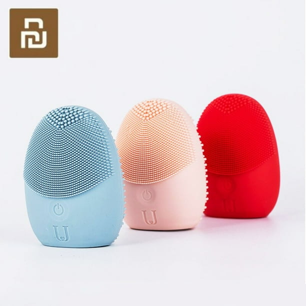 Jordan&Judy Sonic Facial Clean Brush Mini Electric Massage Washing Machine Silicone Deeply Face Cleaner Skin Care Tools xiami heqiyong LED