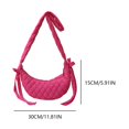 thumbnail image 2 of Bolso Celosía Diamantes Cruzado Media Diario para Mujeres Y Niñas Color Sólido, 2 of 9