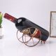 thumbnail image 5 of 1 estante de vino retro, botellero de metal con ruedas, decoración de estante de vino retro, estante de vino de hierro retro, estante de vino de metal independiente personalizado, para cocina, restau, 5 of 5