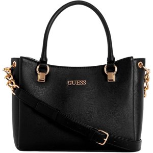 GUESS Women s Bonbon Small Satchel Black Faux-leather