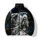 thumbnail image 2 of Abrigo de invierno para hombre, cómodo y cálido, moderno, con estampados de personajes personalizados, algodón añadido y grueso, novedad en ropa de hombre parkas, 2 of 5