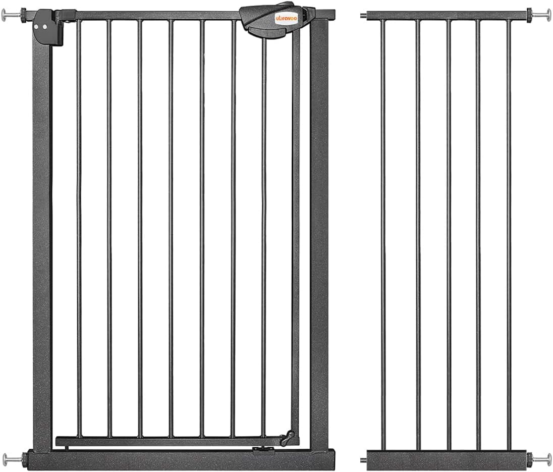 UBRAVOO Baby Gate for Doors and Stairs,Height 100 cm,Safety Pet Gate ...